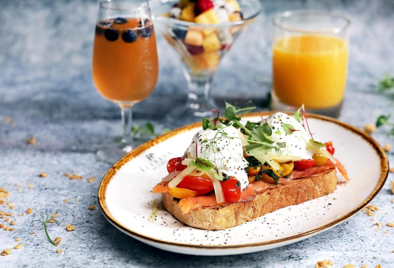 Oasia Resort Sentosa By Far East Hospitality 싱가포르 외부 사진 Poached eggs on toast
